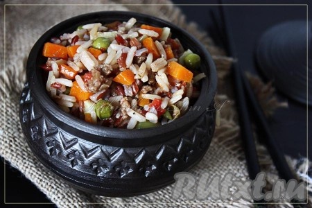 Рис с овощами