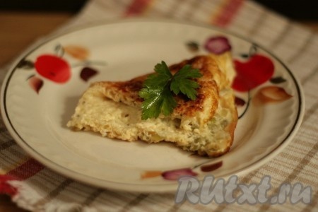 Омлет с козьим сыром