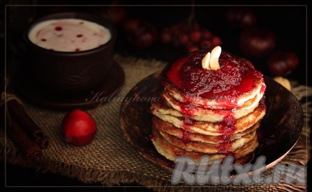 Манно-злаковые оладьи