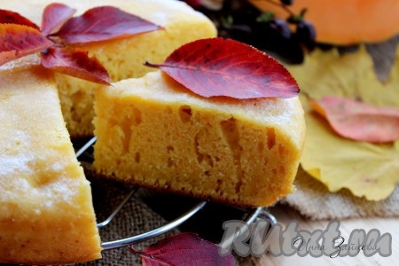 Тыквенный пирог в мультиварке