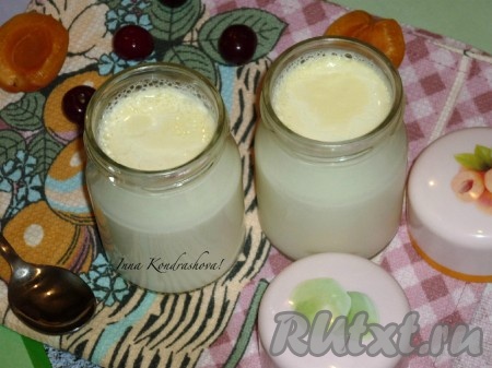 Йогурт из закваски в йогуртнице