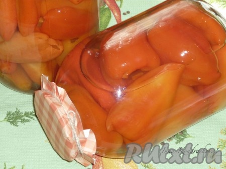 Перец для фарширования на зиму с аспирином