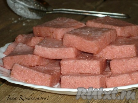 Суфле из клубники с желатином 
