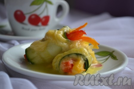 Кабачковые рулетики
