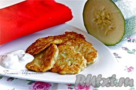 Рецепт кабачковых драников на сковороде