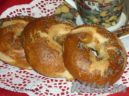 Бублики с маком на молоке