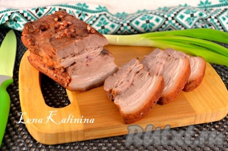 Корейка в луковой шелухе