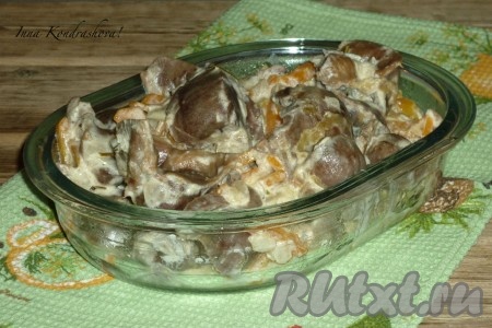 Куриные желудки, тушёные в сметане, получаются очень нежными, вкусными, к столу их можно подать с отварным картофелем, рисом, макаронами или любым другим гарниром на ваш вкус.