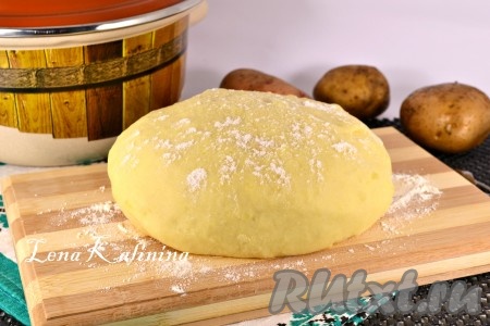 Картофельное тесто для пирога