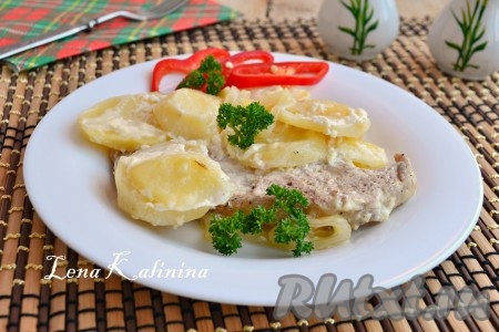Свинина с картошкой в фольге в духовке