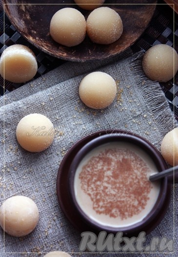 Вкусные молочные конфеты готовы.
