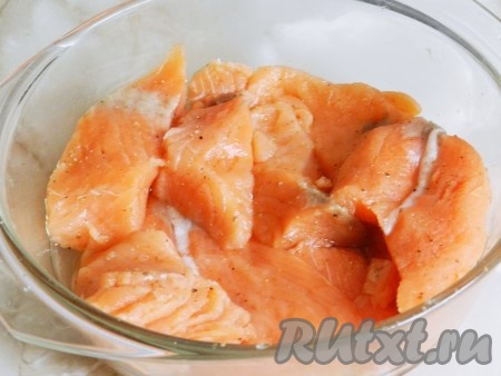 Семгу использовала своего приготовления.