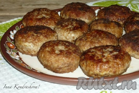 Котлеты с маслом внутри