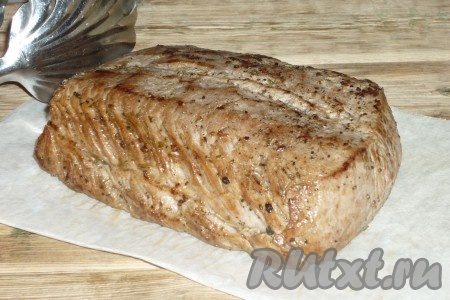 Дать мясу остыть. 