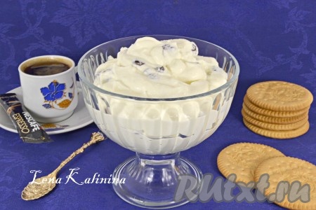 Рецепт творожной массы с изюмом