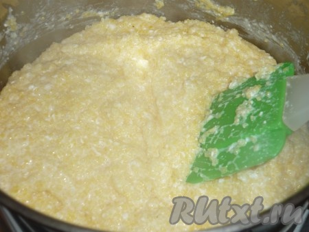 Варить, пока каша не начнет отделяться от стенок посуды.
