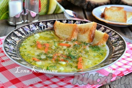 Постный картофельный суп