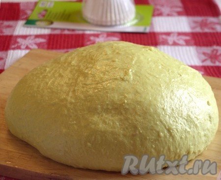 Ставим программу хлебопечки "Тесто" и ждем 1,5 часа.