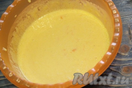 Снова слегка взбить.&nbsp;