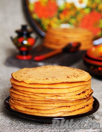 Оладьи на томатном соке