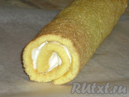 И снова свернуть в плотный рулет. 