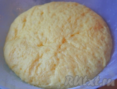 Тесто должно подняться в 2-3 раза.