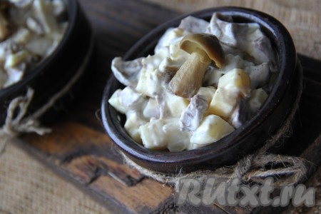 Рецепт салата с свиным сердцем