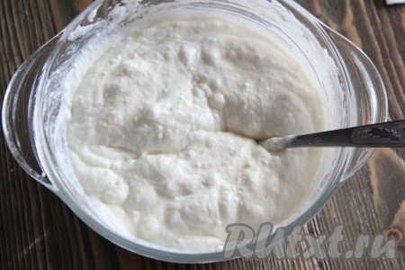 Всё тщательно перемешать до однородного состояния.
