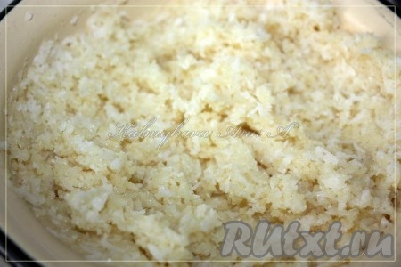 Получается достаточно густая масса, как на фото.
