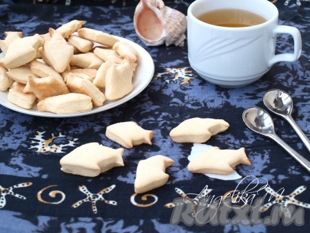 Домашнее печенье на маргарине и сметане